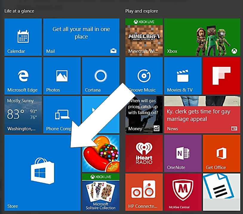 Windows 7 Apps Store Pc